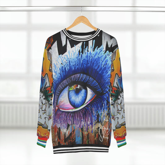 All Eyes on You Graffiti Unisex Sweatshirt
