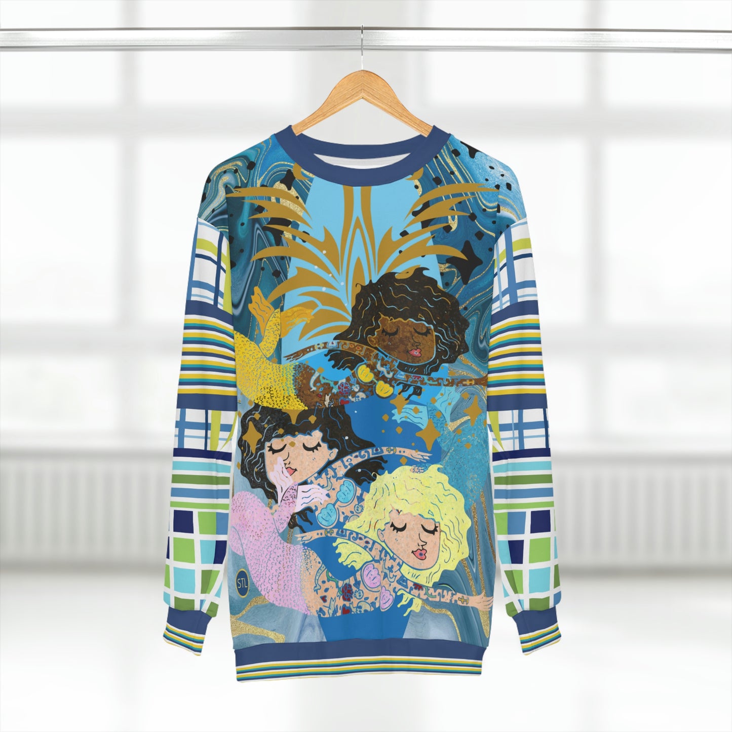 Goddess of the Sea Mermaid Design Unisex Sweatshirt