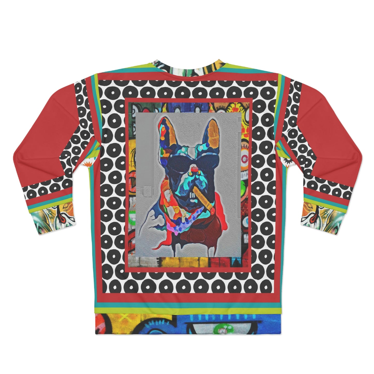 The Hipster Bulldog Unisex Sweatshirt