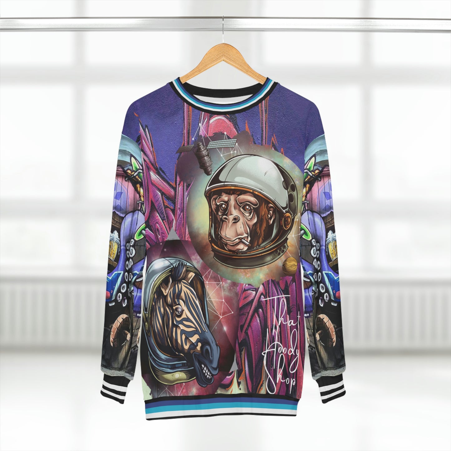 Space Odyssey Graffiti Unisex Sweatshirt