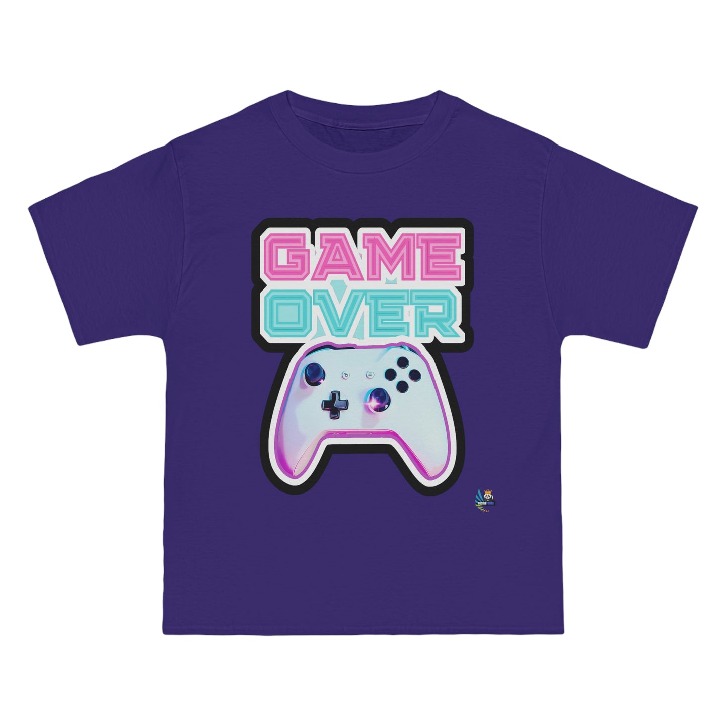 Game Over Console Edition Heavyweight Unisex Gaming Tee