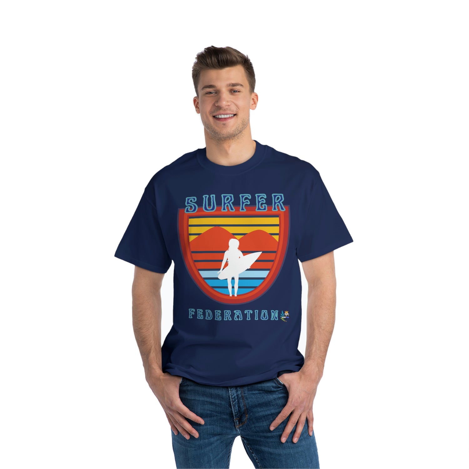 Camiseta de peso pesado de la Liga de la Federación de Surfistas