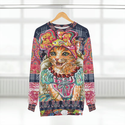 Princess Tea Time Kitty Unisex Sweatshirt