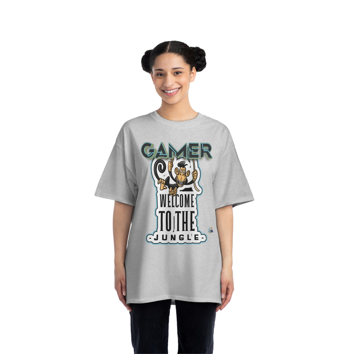 Bienvenido a la camiseta para juegos unisex Jungle Heavyweight 