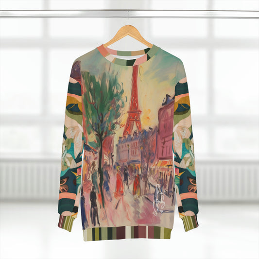 Vintage Paris Cityscape Unisex Sweatshirt