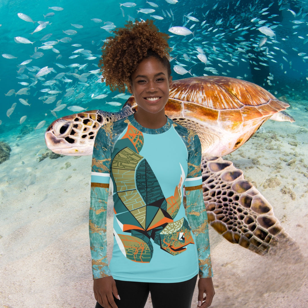 Galapagos Turtle Island 2023 Rash Guard