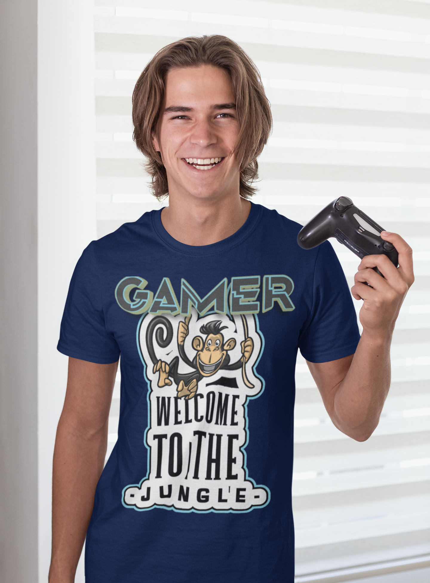 Bienvenido a la camiseta para juegos unisex Jungle Heavyweight 