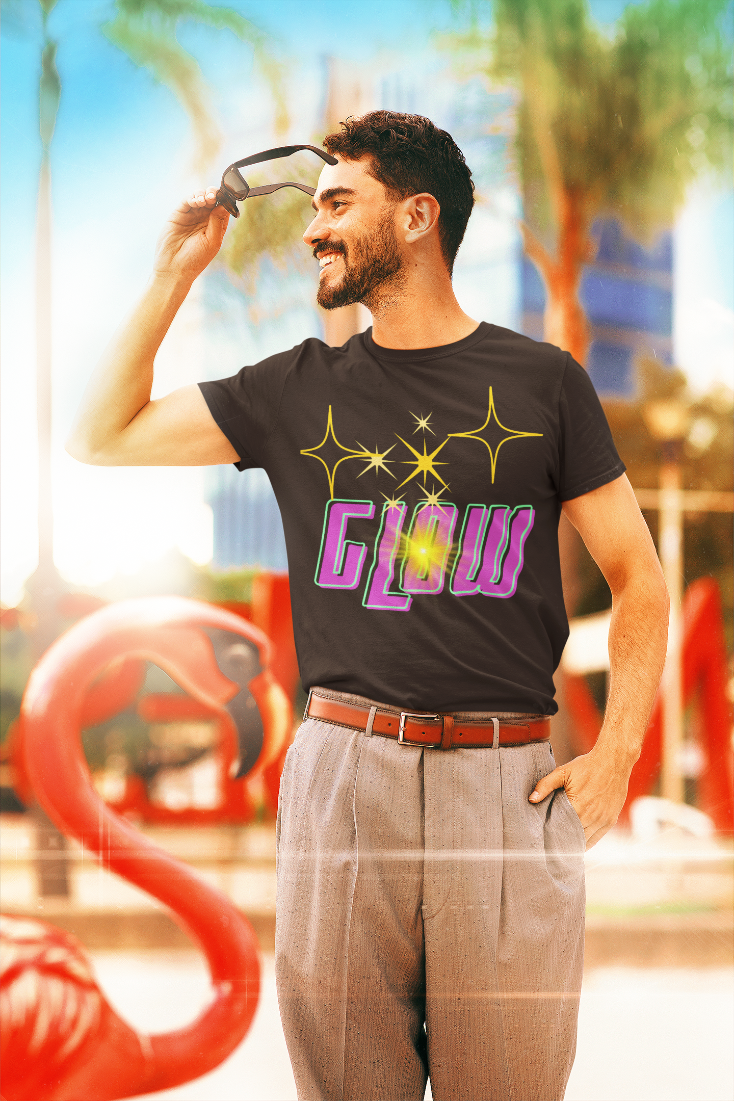 Show Your GLOW Short Sleeve Unisex Softstyle Tee
