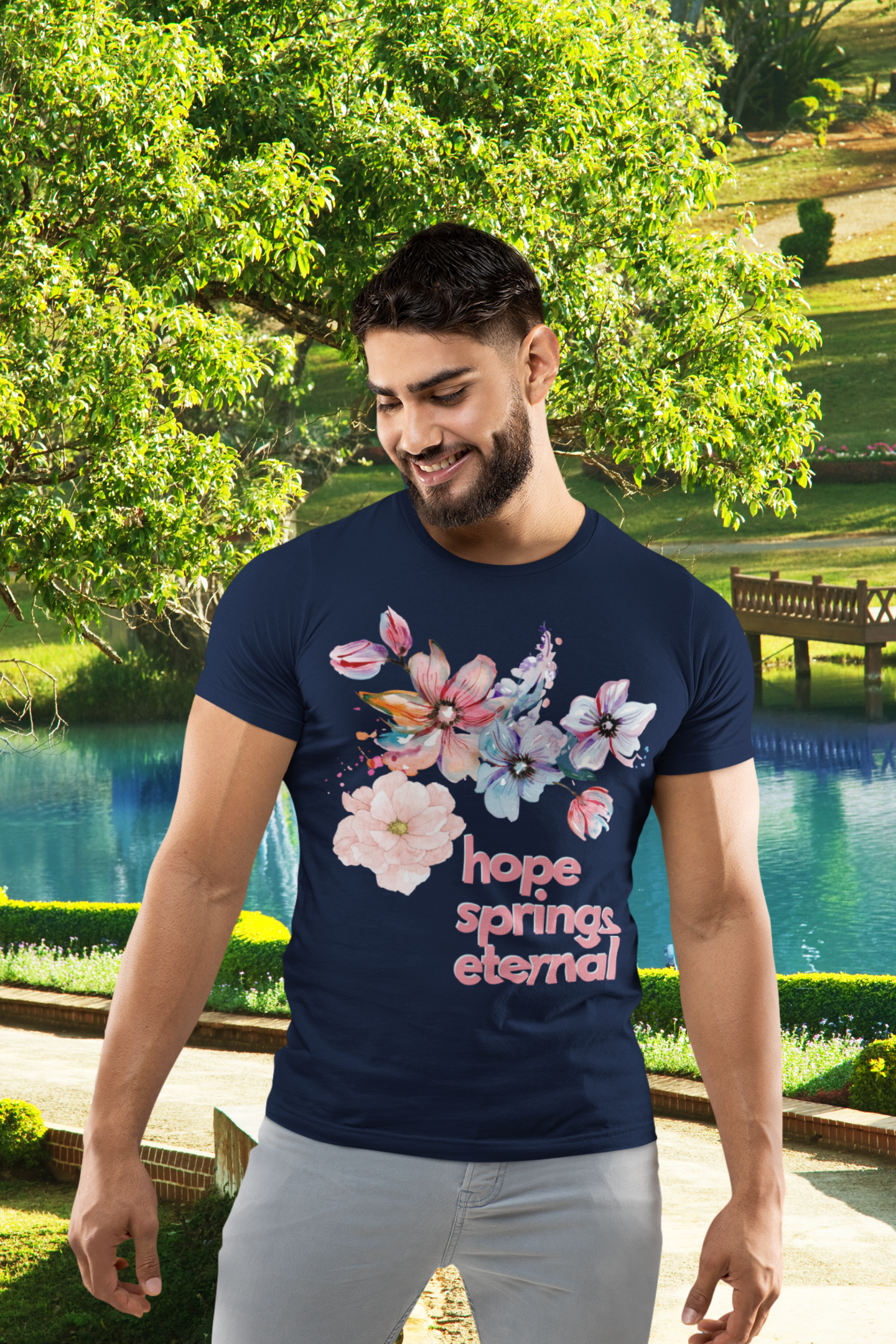 Hope Springs Eternal Short Sleeve Unisex Softstyle Tee