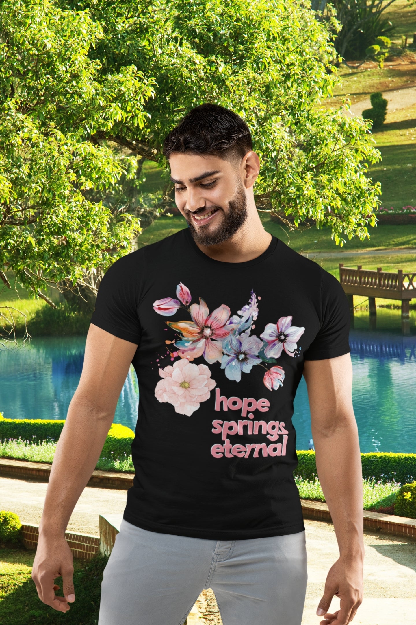 Camiseta unisex de manga corta Hope Springs Eternal Softstyle