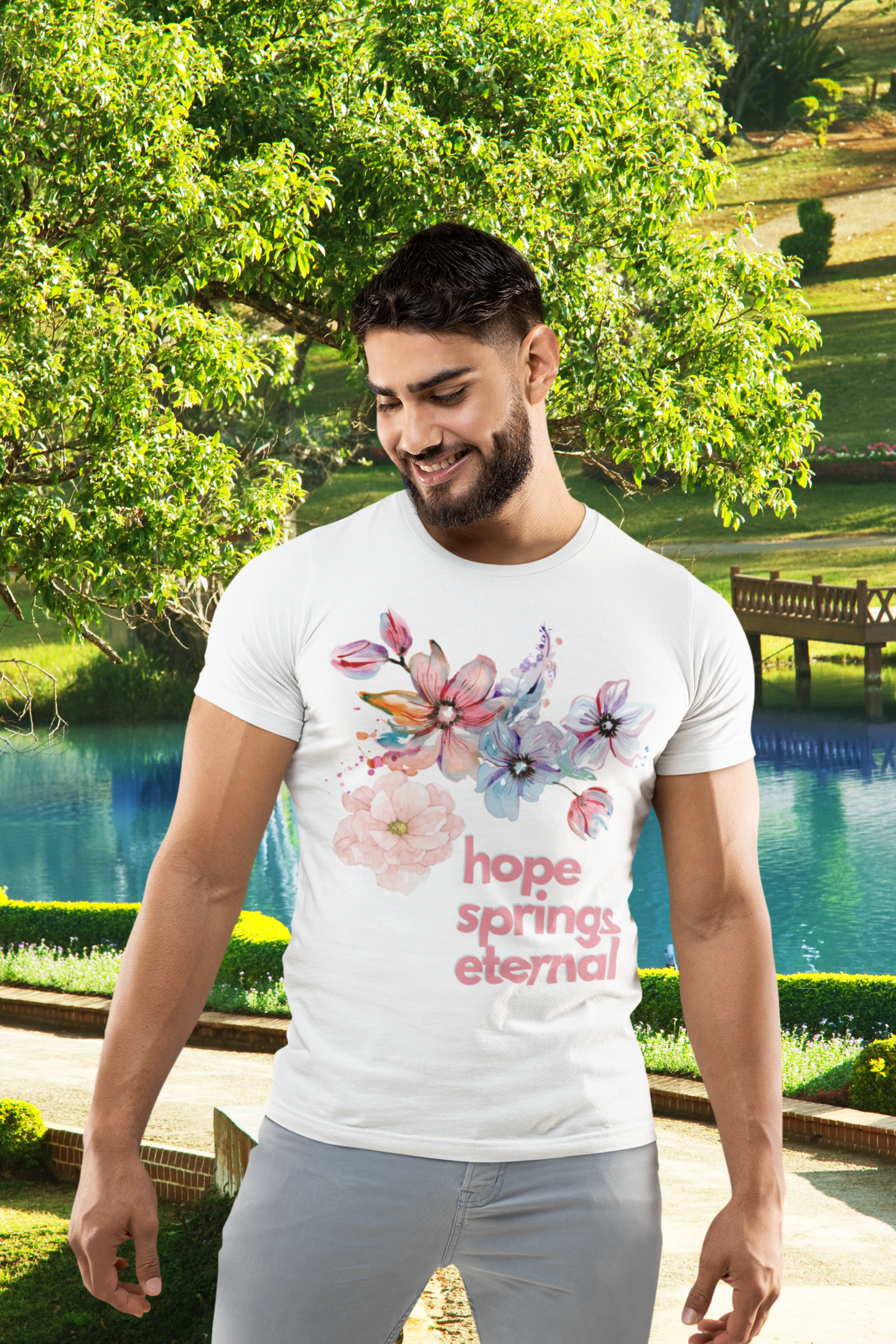 Hope Springs Eternal Short Sleeve Unisex Softstyle Tee