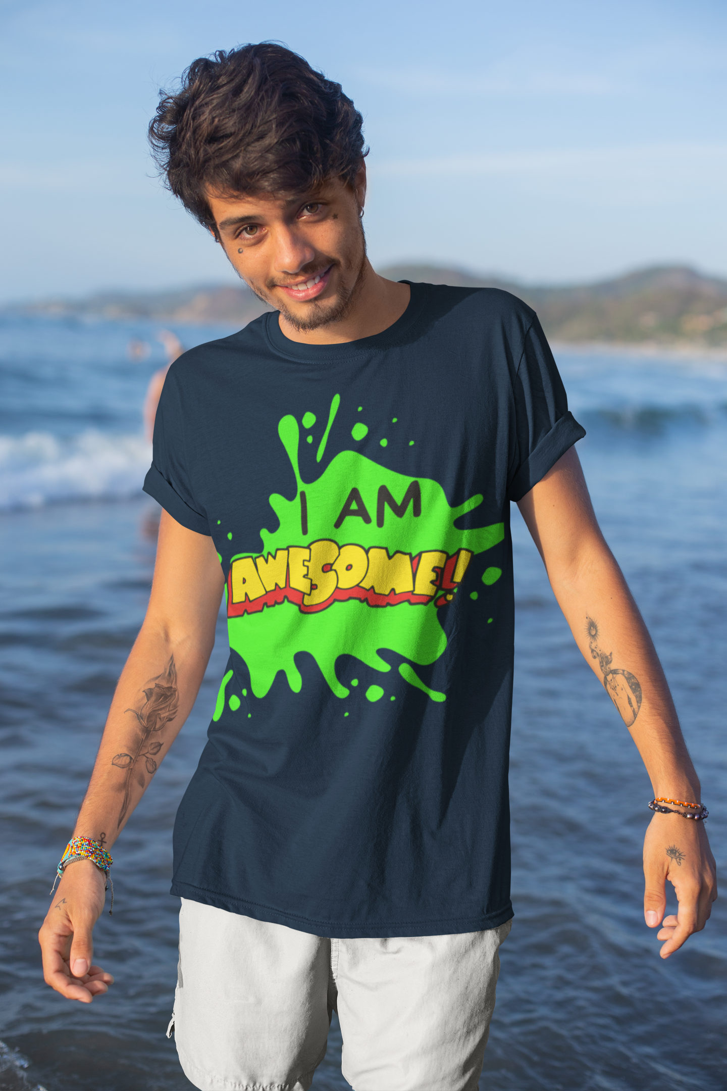 Soy impresionante camiseta unisex de manga corta Softstyle