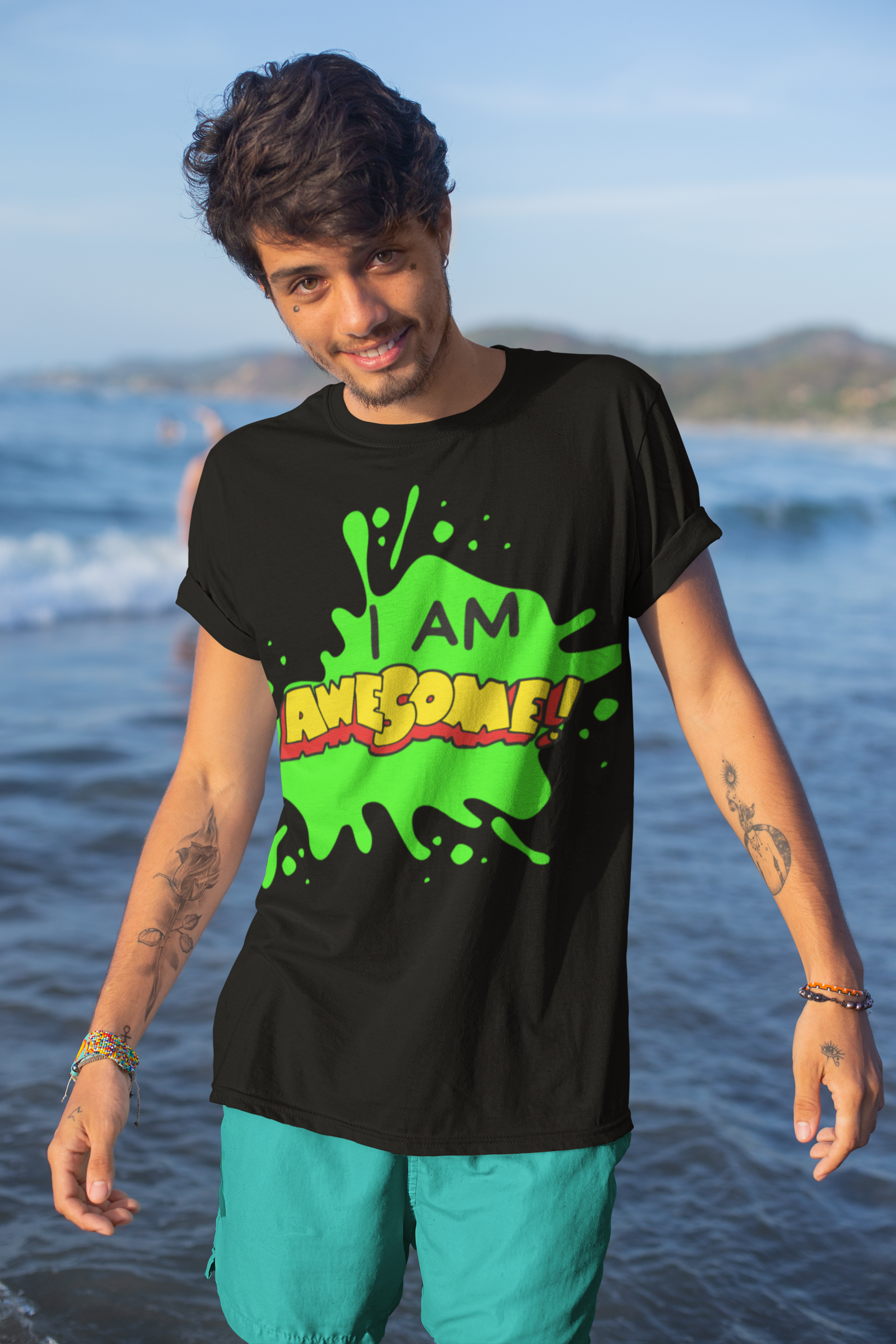 Soy impresionante camiseta unisex de manga corta Softstyle