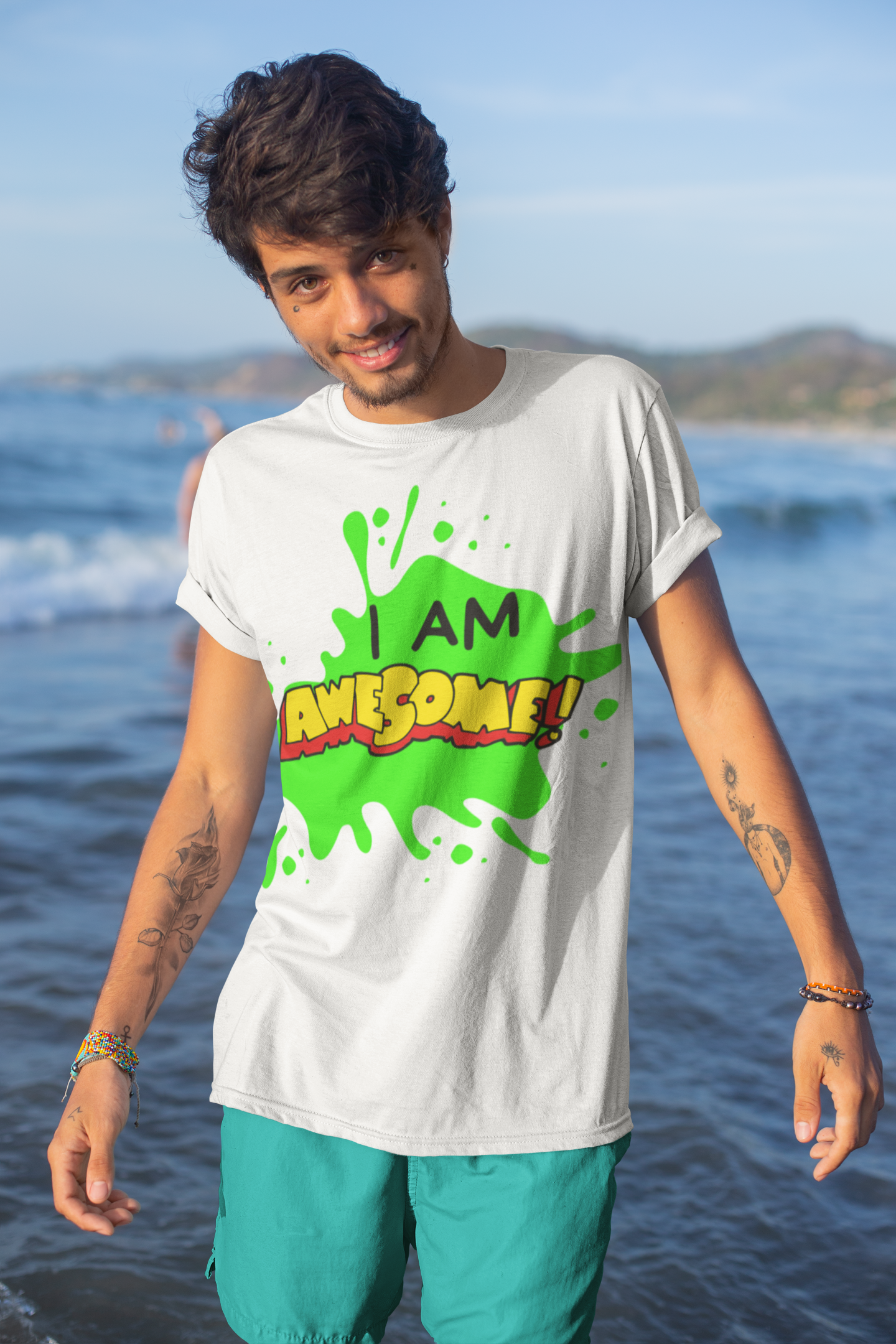 Soy impresionante camiseta unisex de manga corta Softstyle