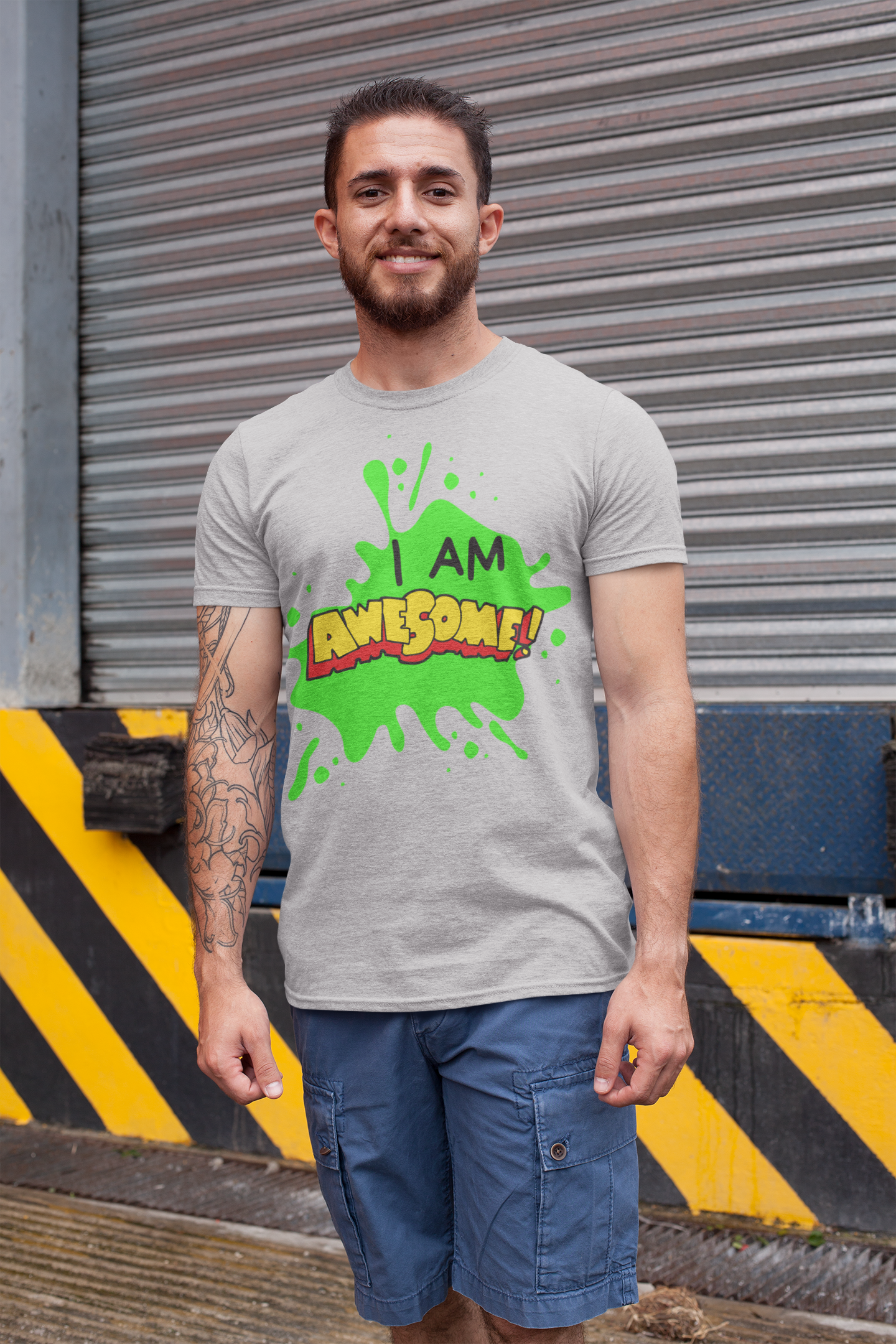 I Am Awesome Short Sleeve Unisex Softstyle Tee