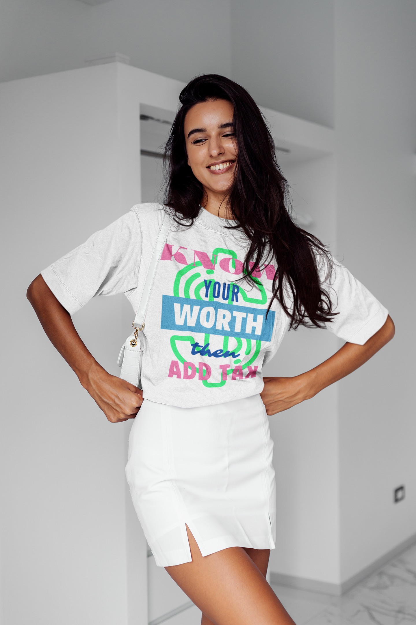 Know Your Worth Short Sleeve Unisex Softstyle Tee