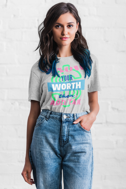 Know Your Worth Short Sleeve Unisex Softstyle Tee