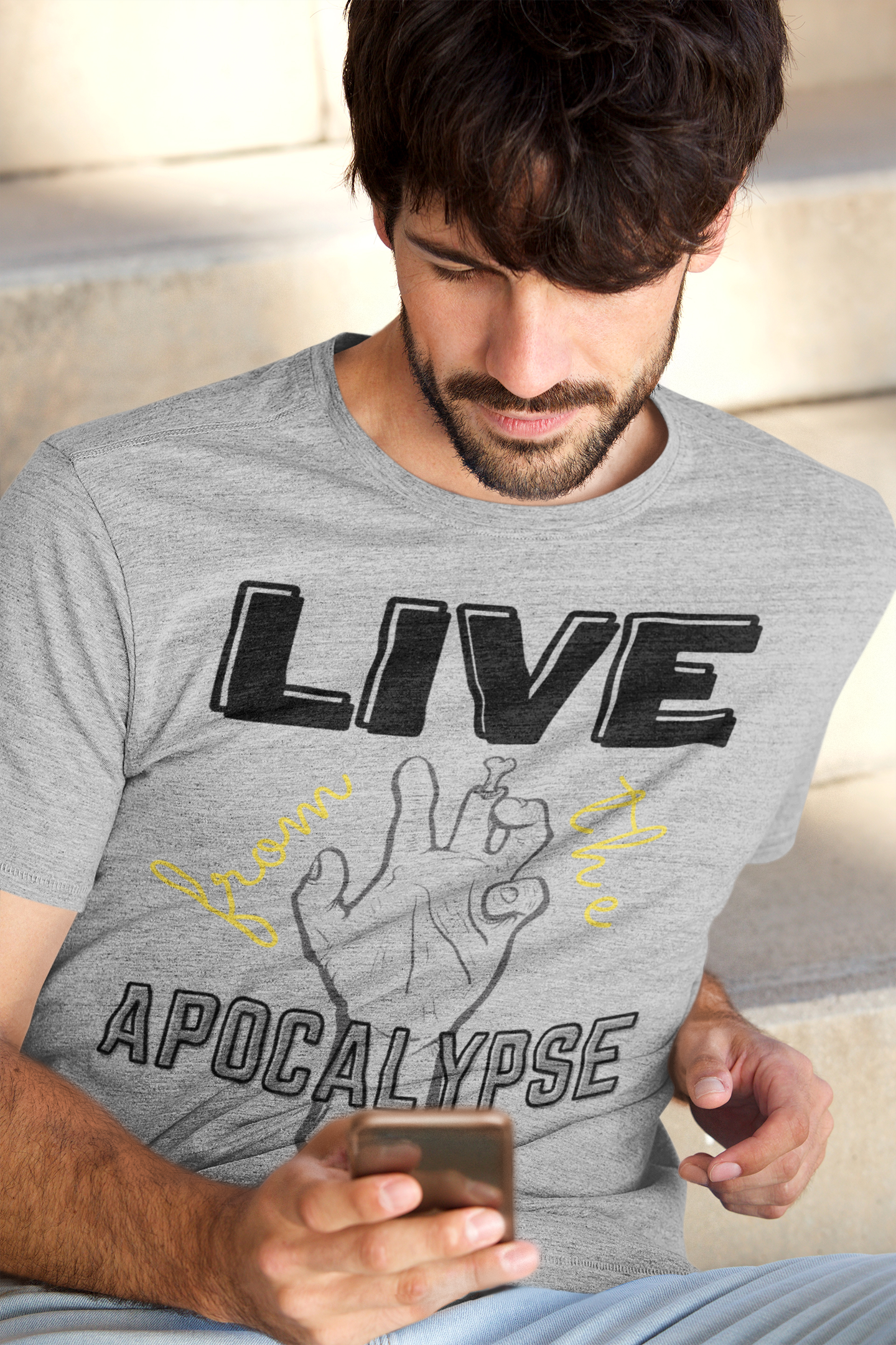 Live From The Apocalypse Short Sleeve Unisex Softstyle Tee