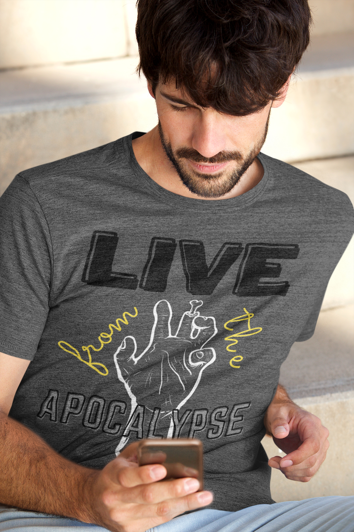 Live From The Apocalypse Short Sleeve Unisex Softstyle Tee