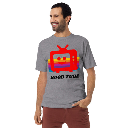 Boob Tube Retro Print Unisex Heavyweight Tee