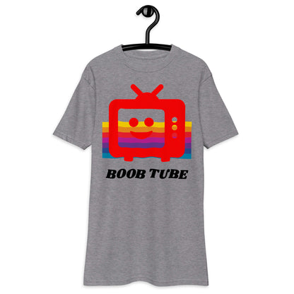 Boob Tube Retro Print Unisex Heavyweight Tee