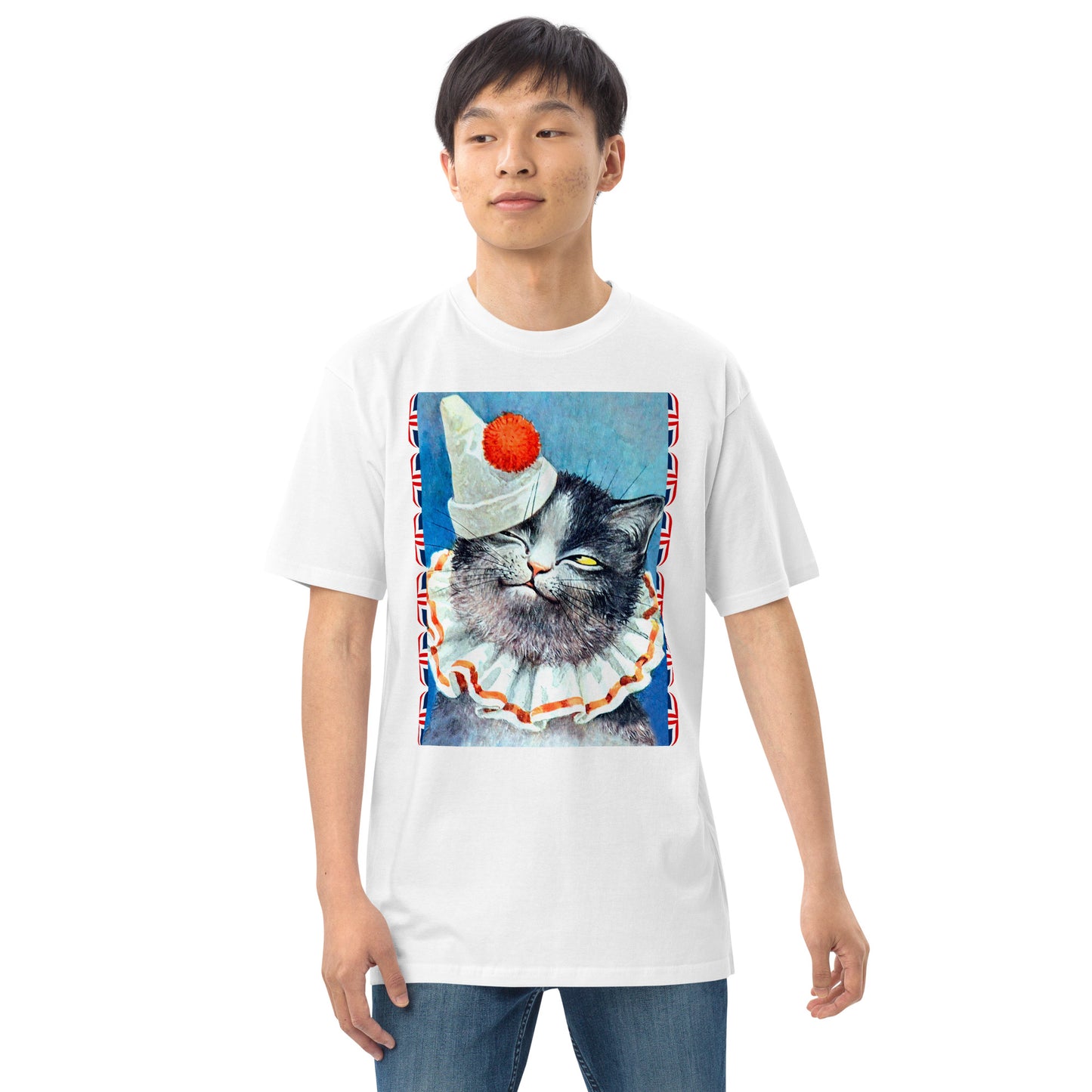 Camiseta pesada Die Karen Clown Cat