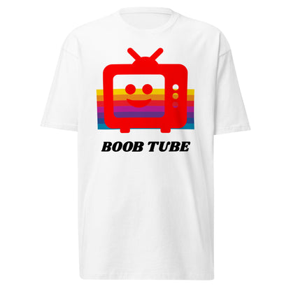 Camiseta pesada con estampado retro Boob Tube