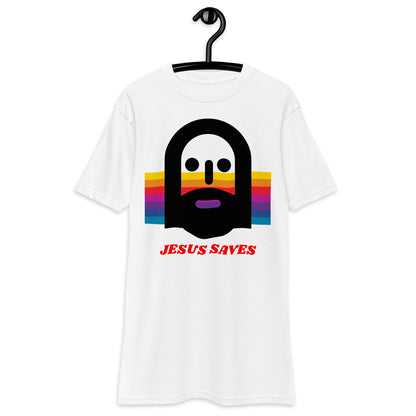 Jesus Saves Heavyweight T-Shirt