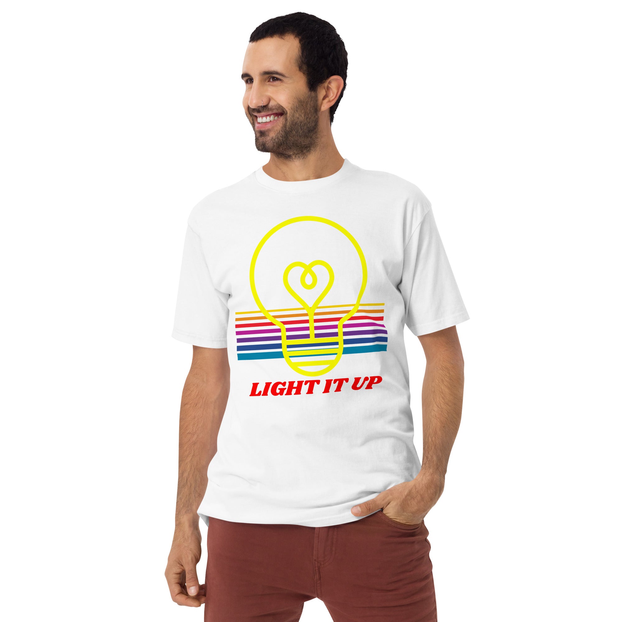 Light It Up! Heavyweight Unisex T-Shirt