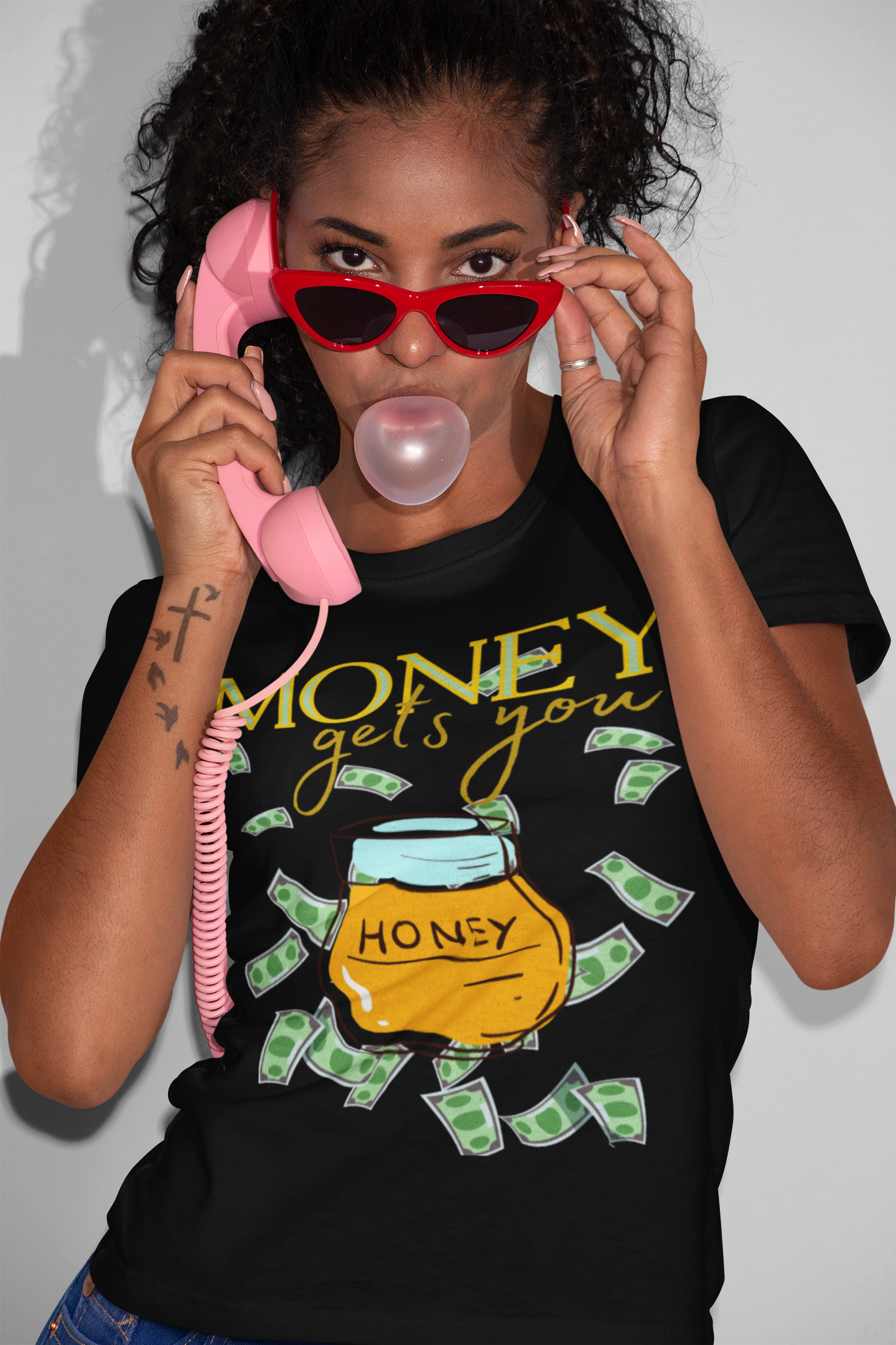 Money Gets You Honey Short Sleeve Unisex Softstyle Tee