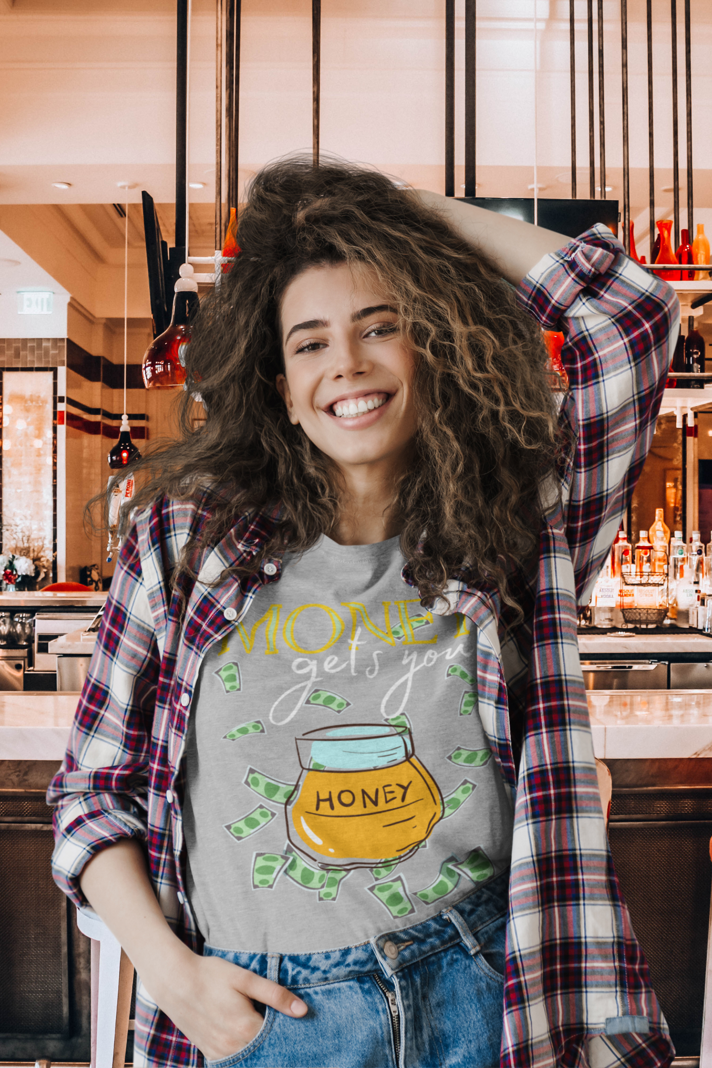 Money Gets You Honey camiseta unisex de manga corta Softstyle