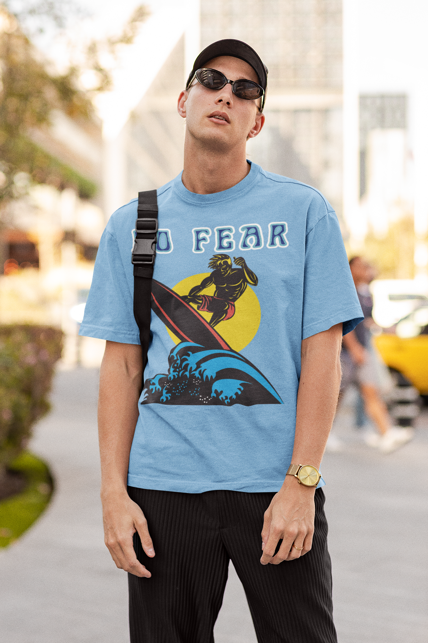 No Fear Lone Surfer Heavyweight Tee