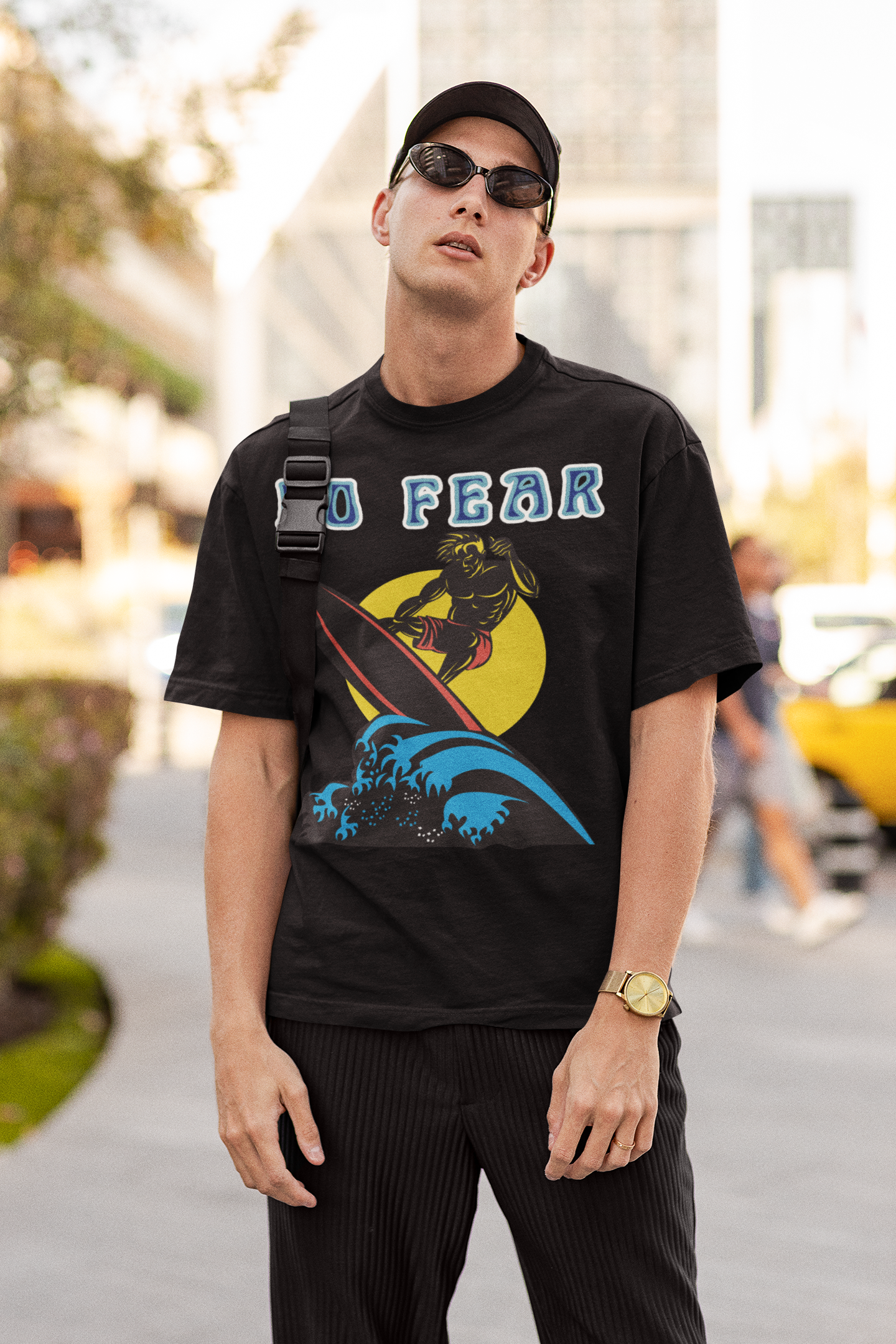 No Fear Lone Surfer Heavyweight Tee