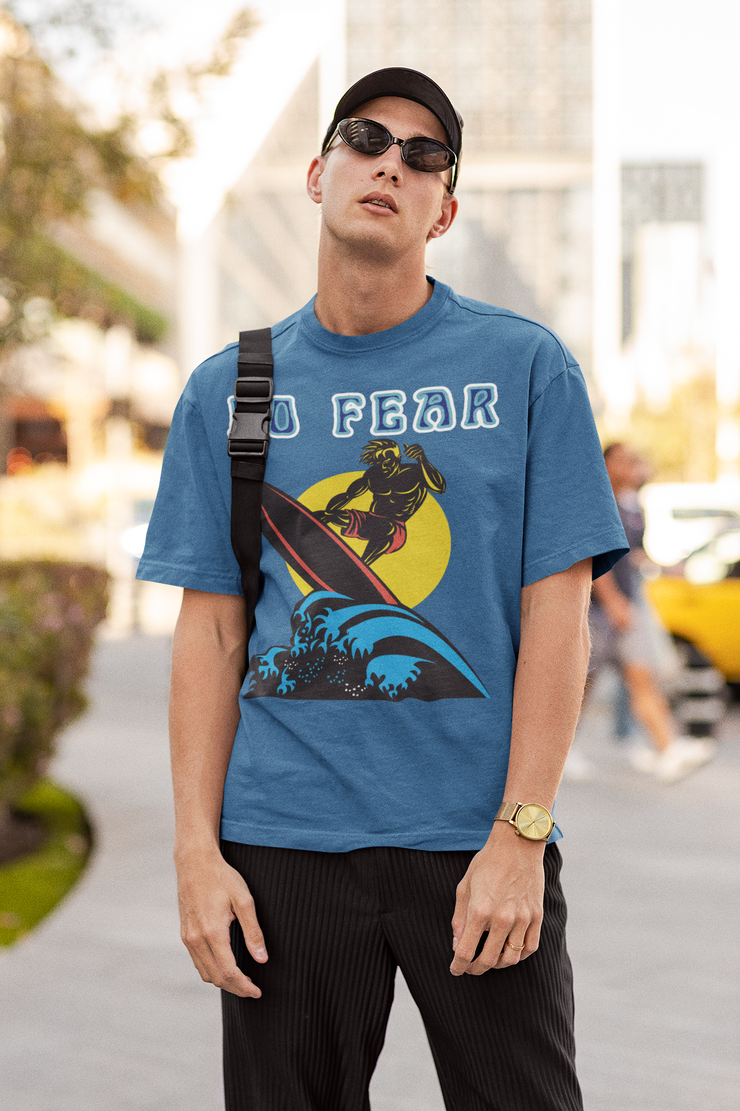 No Fear Lone Surfer Heavyweight Tee