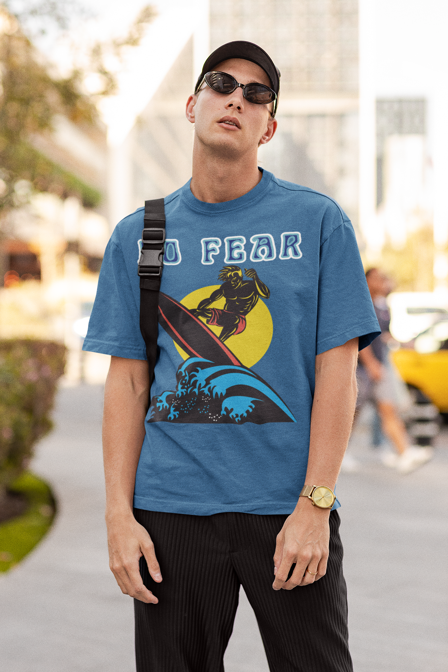 Camiseta pesada No Fear Lone Surfer