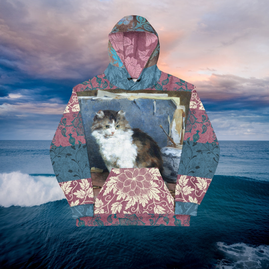 Odd Couple Cat and Tortoise Unisex Hoody