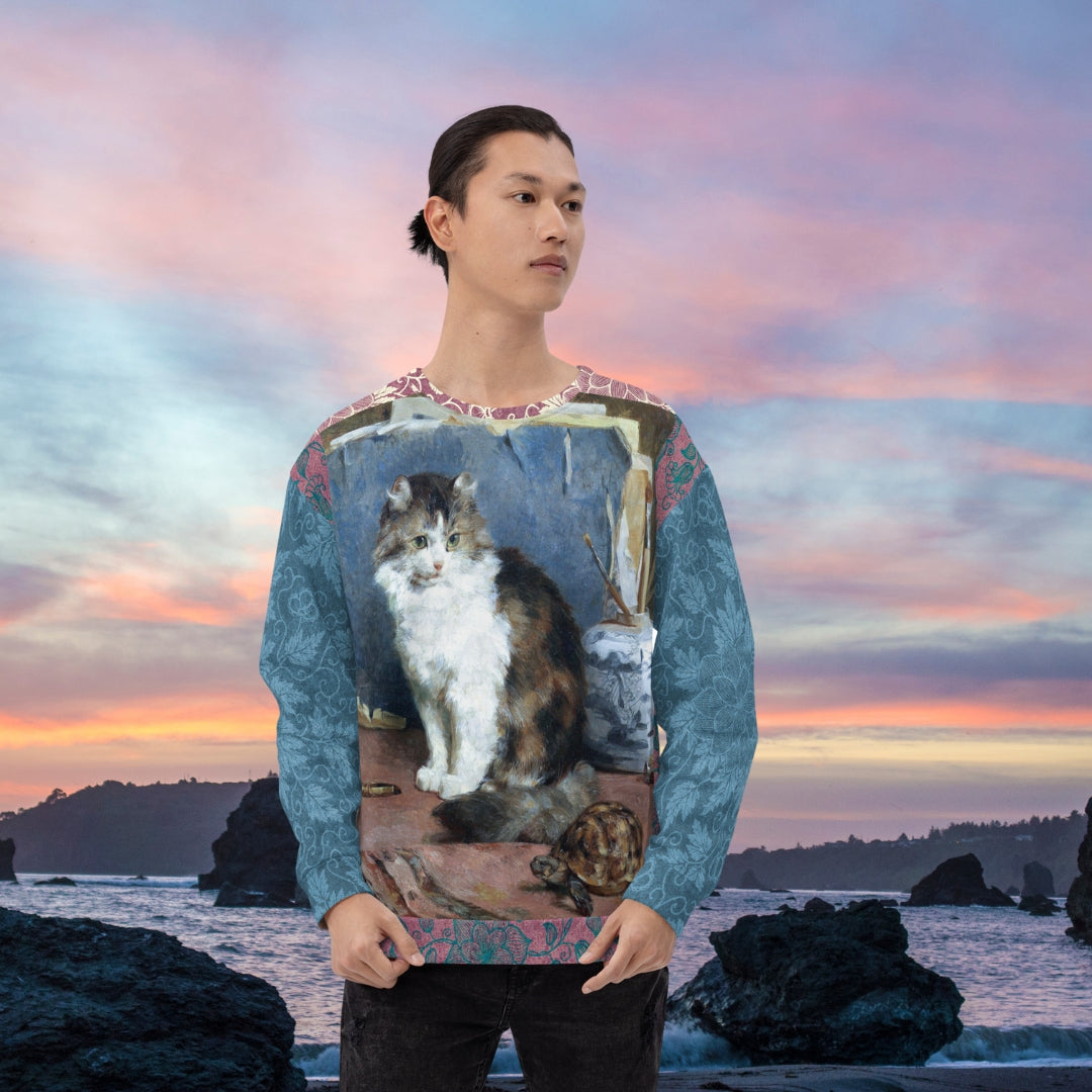 Sudadera unisex Odd Couple Cat y Tortuga