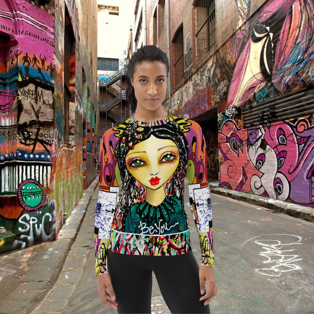 Raffaela Graffiti Rash Guard