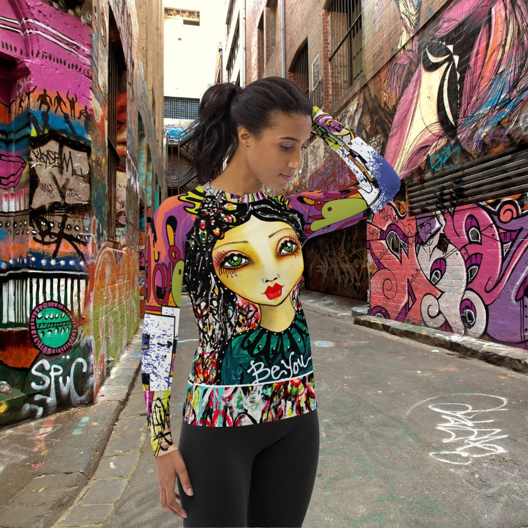 Raffaela Graffiti Rash Guard