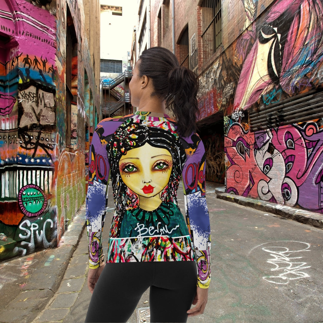 Raffaela Graffiti Rash Guard
