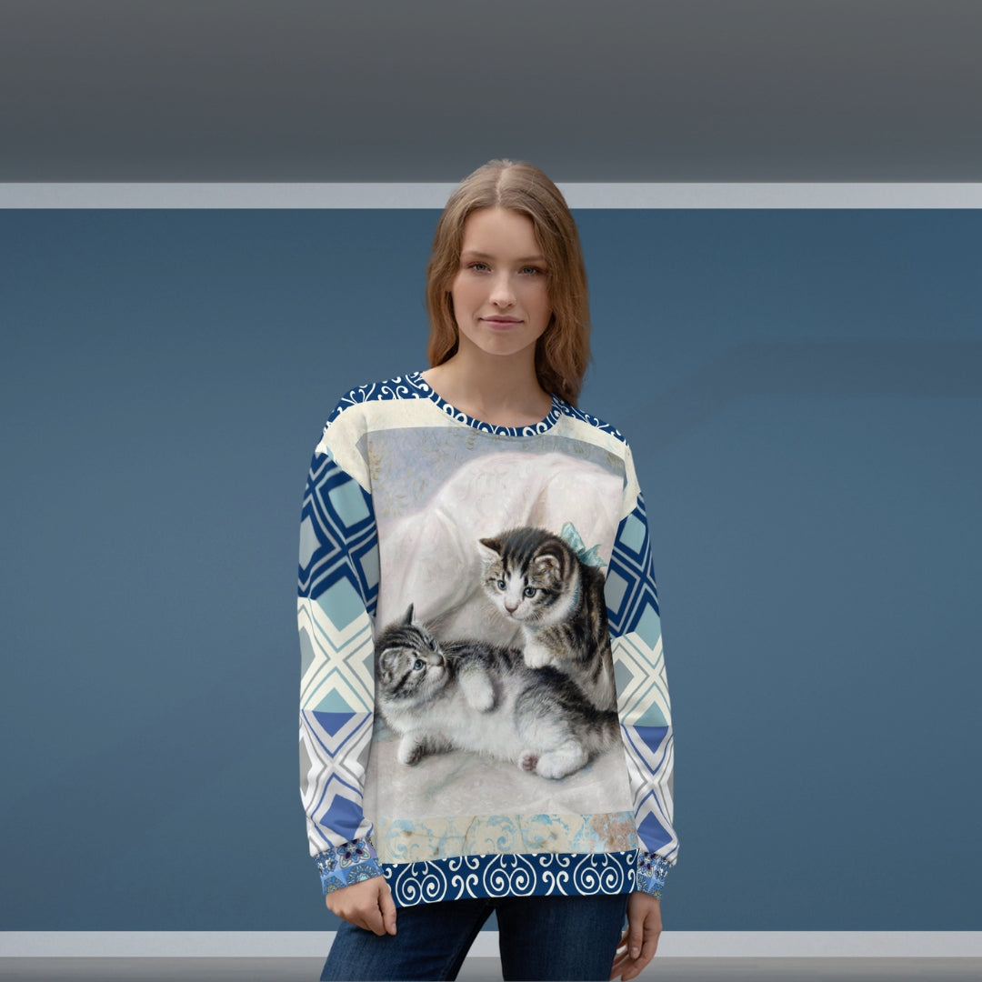 Ruff n' Tumble Kittens at Play Unisex Sweatshirt