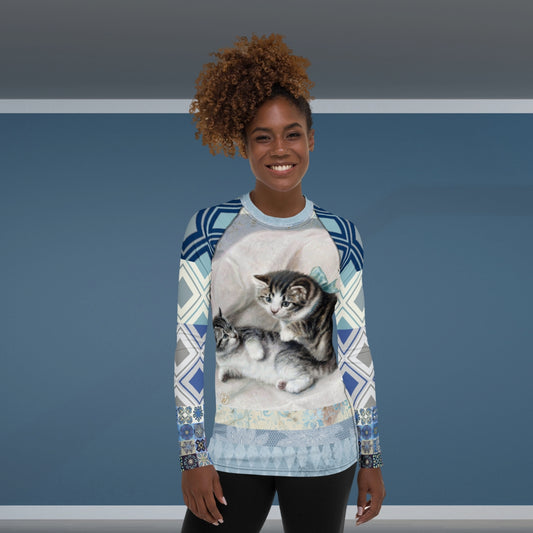 Ruff n' Tumble Kittens at Play Rash Guard