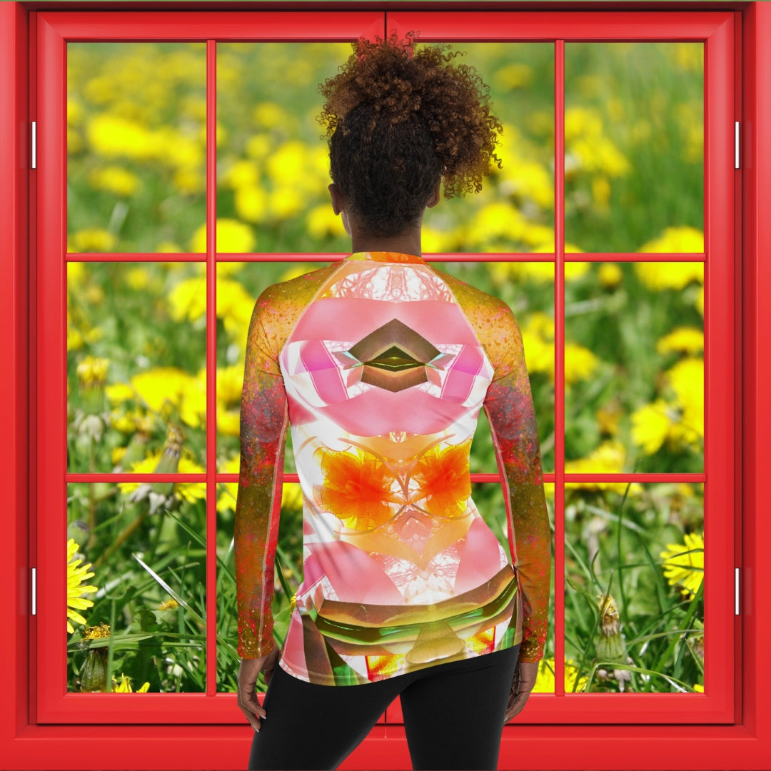 Sunflowery Day Rash Guard