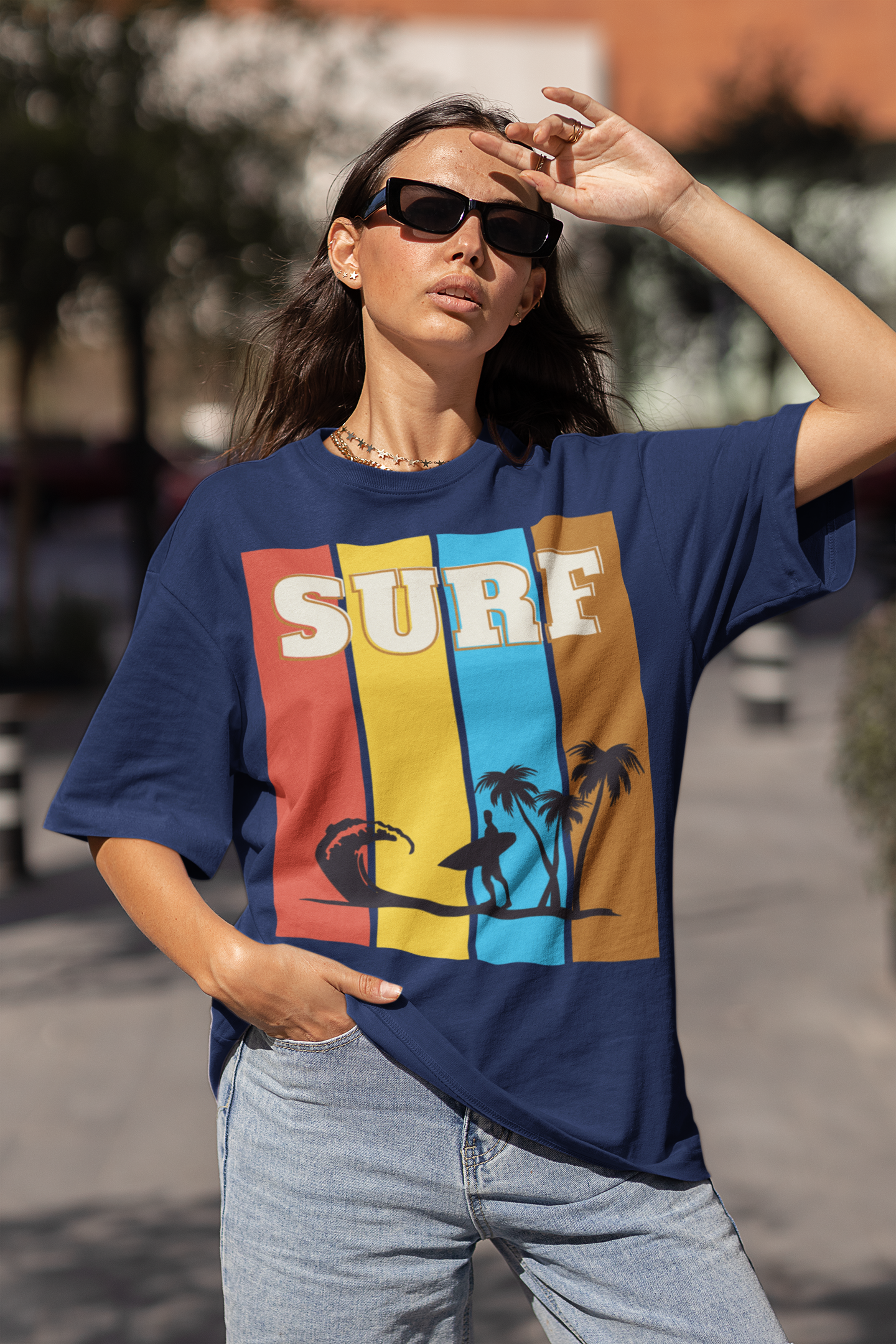 Surf is Life Palm Tree Edition Heavyweight Tee