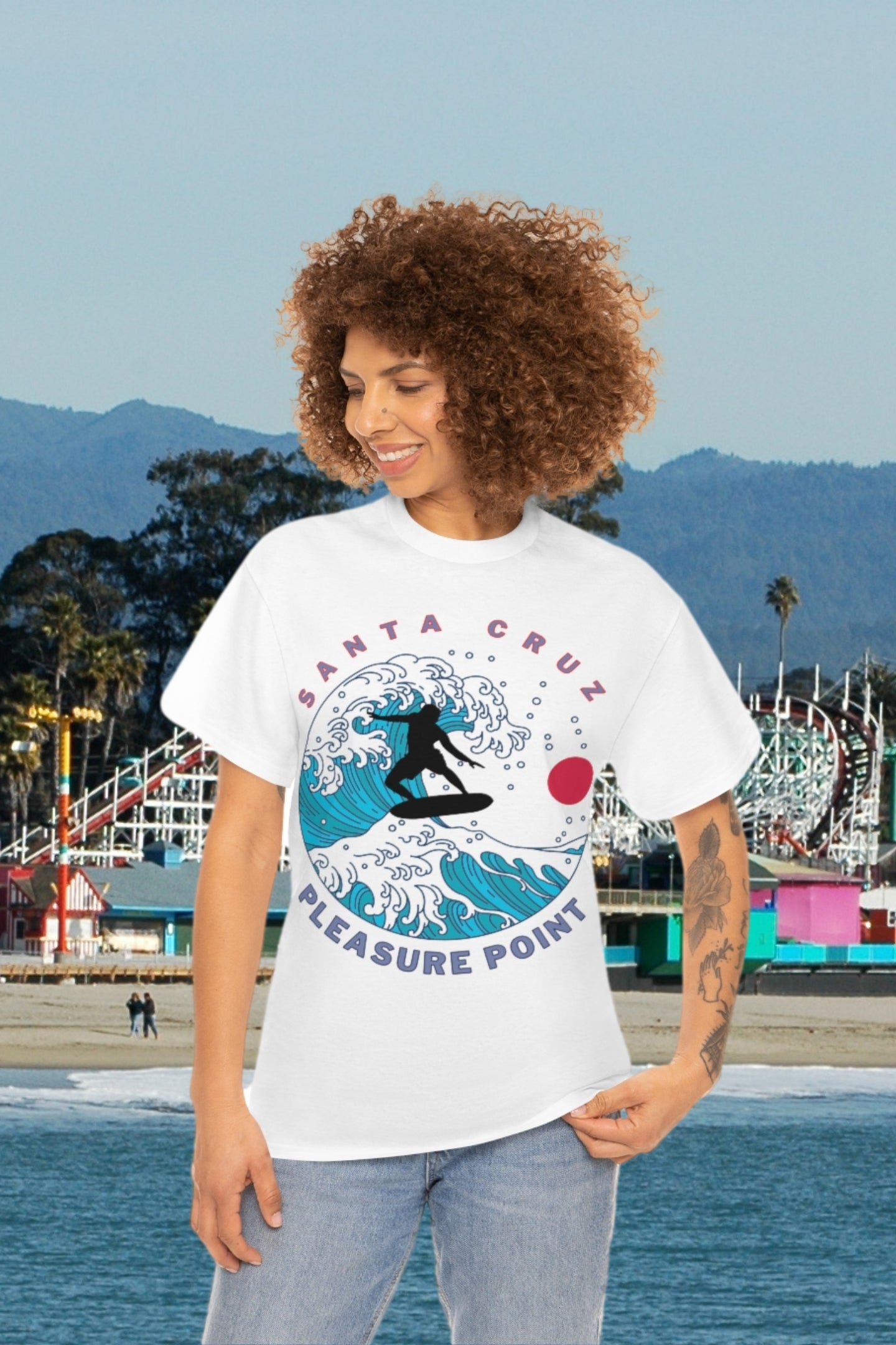 Surf Pleasure Point Santa Cruz Heavyweight Tee