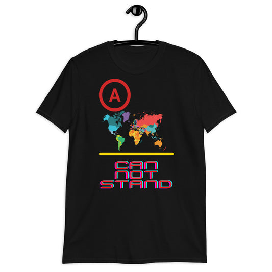 A World Divided Cannot Stand Short Sleeve Unisex Softstyle Tee