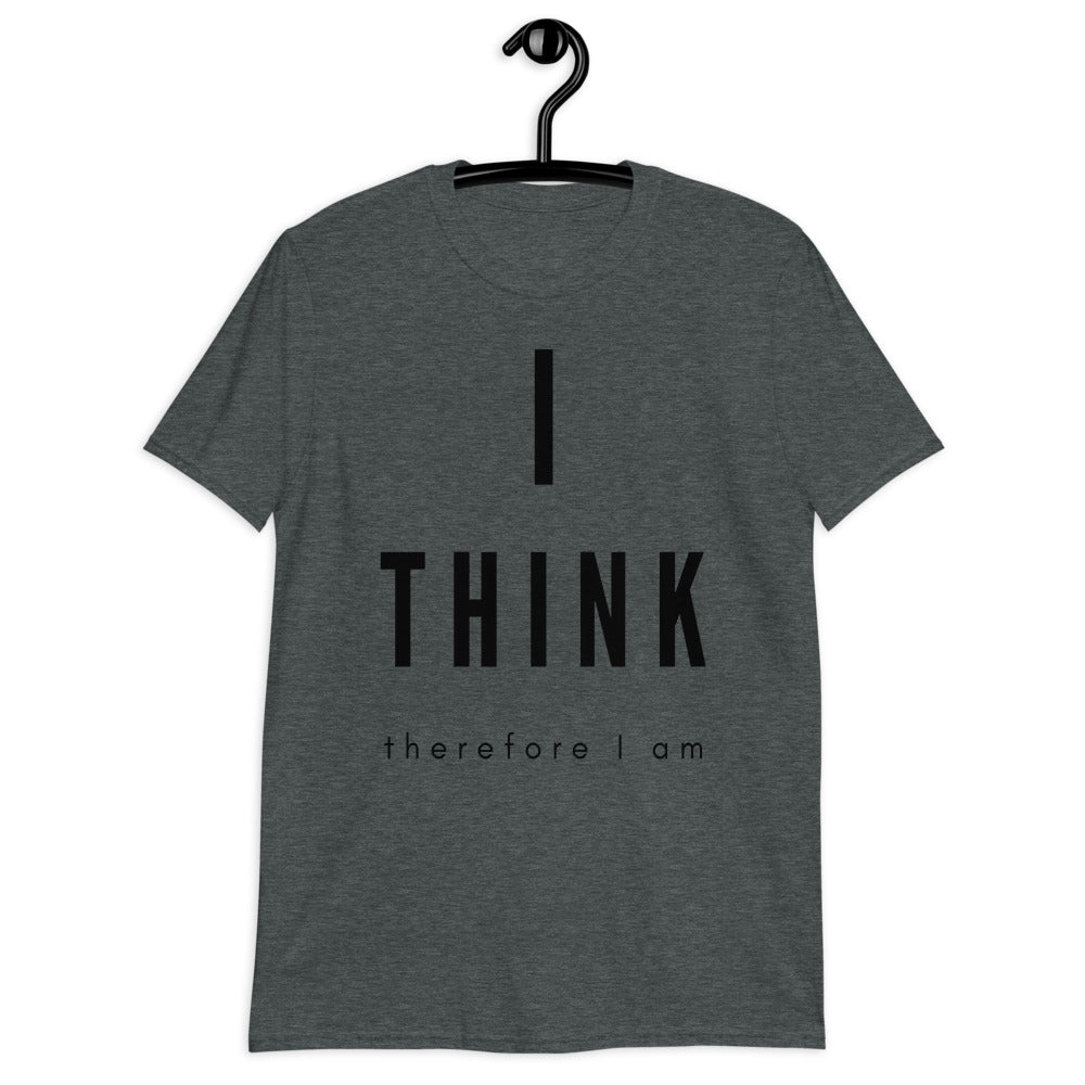 I Think Therefore I Am Short Sleeve Unisex Softstyle Tee