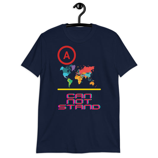 Un mundo dividido no puede soportar camiseta unisex de manga corta Softstyle