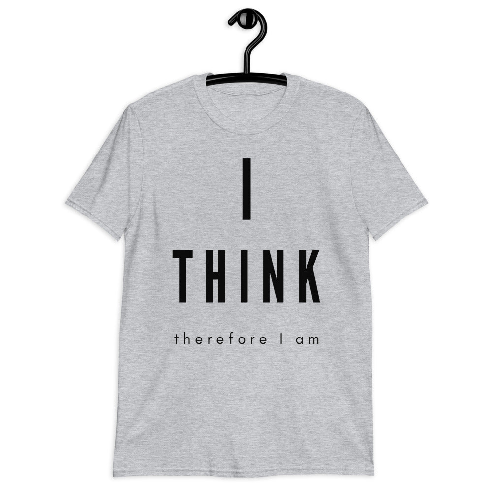 I Think Therefore I Am Short Sleeve Unisex Softstyle Tee