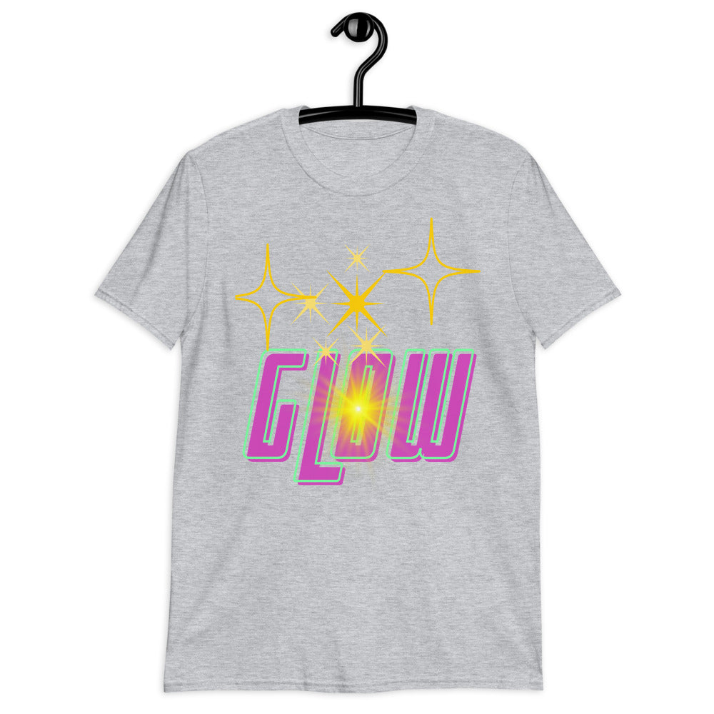 Muestra tu camiseta de estilo suave unisex de manga corta GLOW